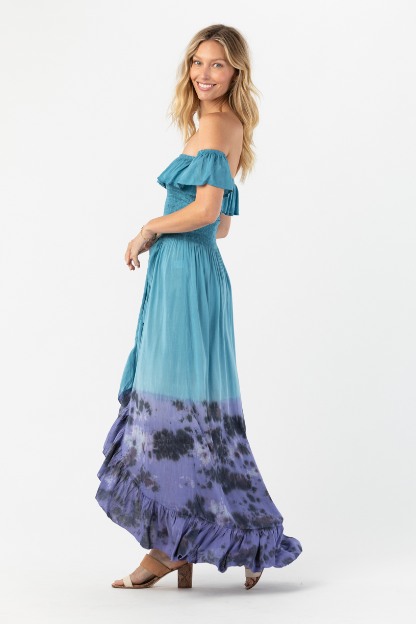 TIARE HAWAII MACKENNA MAXI DRESS MYSTIC OMBRE ONE SIZE