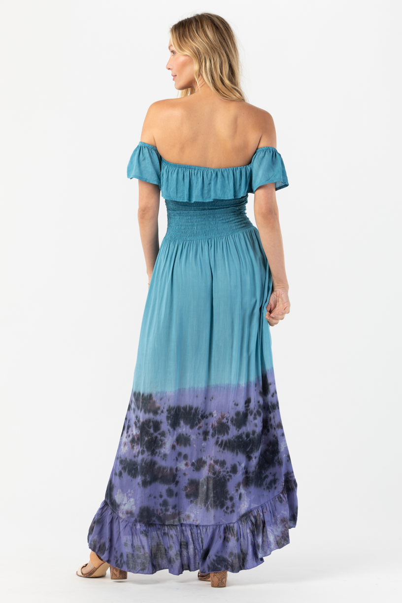 TIARE HAWAII MACKENNA MAXI DRESS MYSTIC OMBRE ONE SIZE