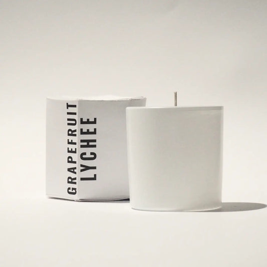 MAKANA CANDLE GRAPEFRUIT LYCHEE CANDLE  6.5 OUNCE NEW!