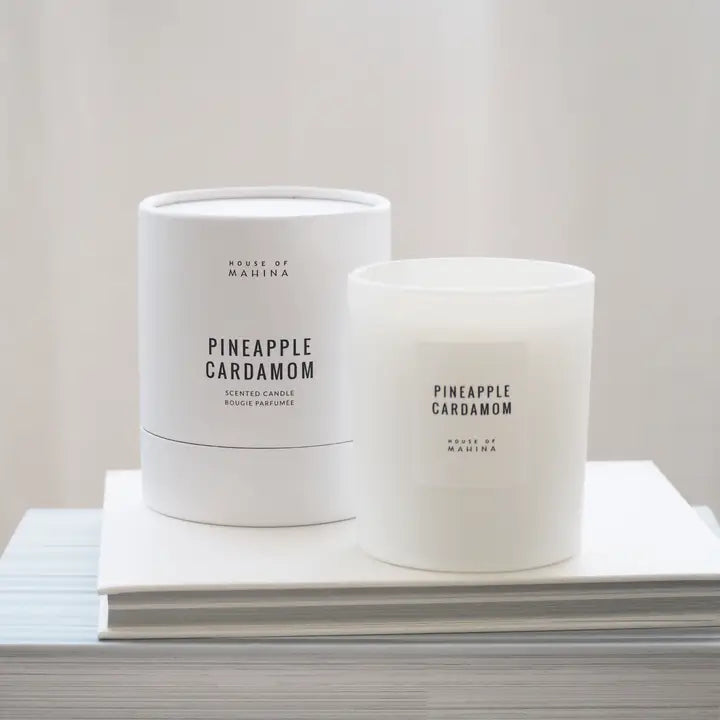 MAKANA CANDLE PINEAPPLE CARDAMOM CANDLE TWO SIZES