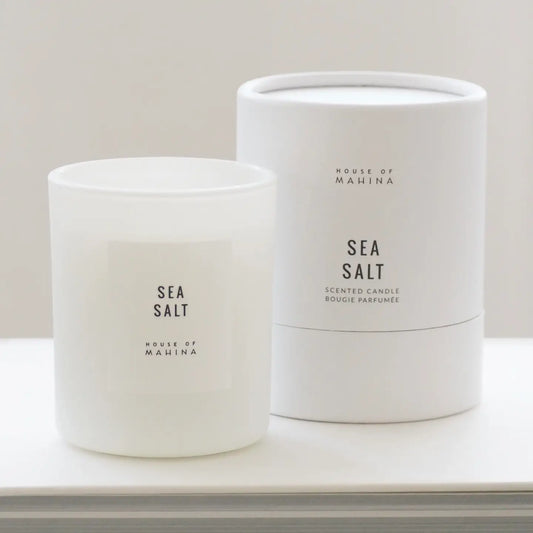MAKANA CANDLE SEA SALT CANDLE  TWO SIZES CLASSIC AND PETITECES)&nbsp; AND PETITE (NOW 4 OZ)