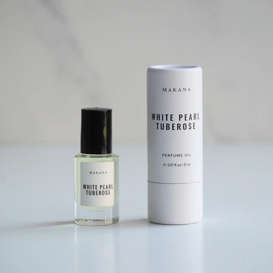 MAKANA PERFUME OIL WHITE PEARL TUBEROSE 4.5 ML NEW!