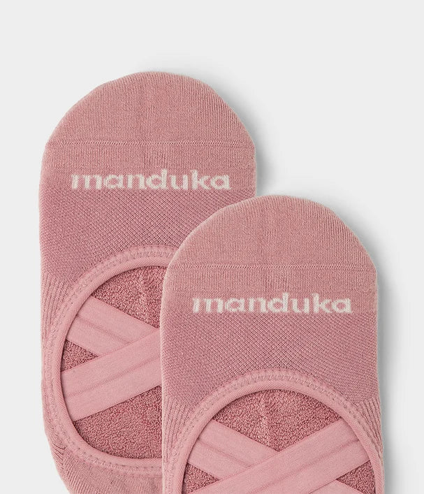 MANDUKA EQUILIBRIA PILATES SLIPPER SOCKS BLUSH