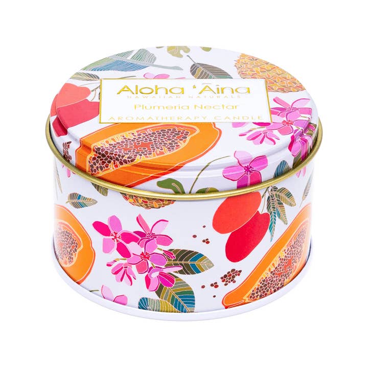 MAUI SOAP COMPANY Aloha 'aina - Plumeria Nectar Aromatherapy Candle