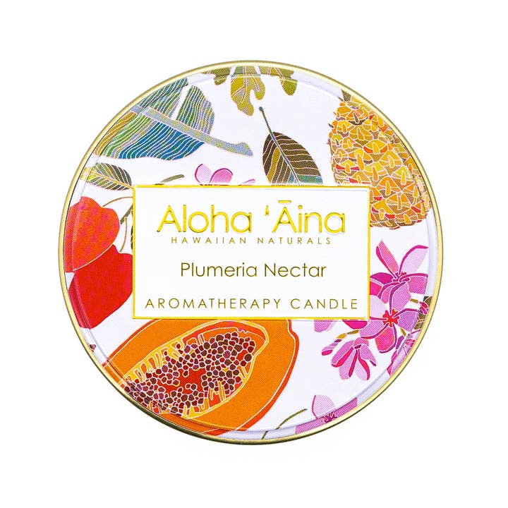 MAUI SOAP COMPANY Aloha 'aina - Plumeria Nectar Aromatherapy Candle