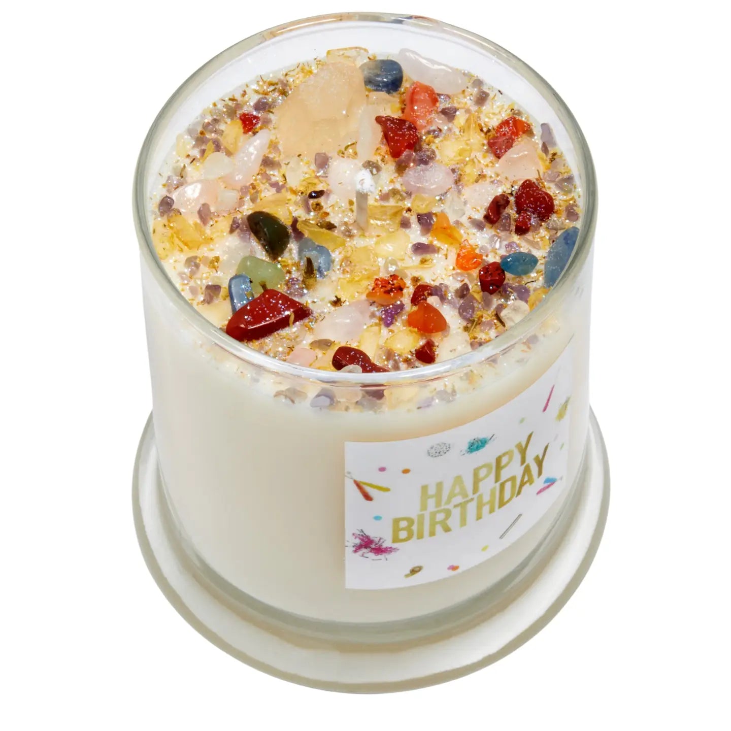 NEW MOON BEGINNINGS CANDLE HAPPY BIRTHDAY 7.5 OZ