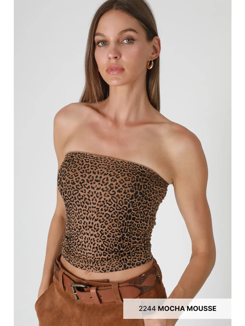 NIKIBIKI LEOPARD TUBE MOCHA MOUSSE
