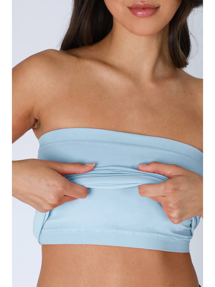 NIKIBIKI Two Layer Tube Top CROCUS