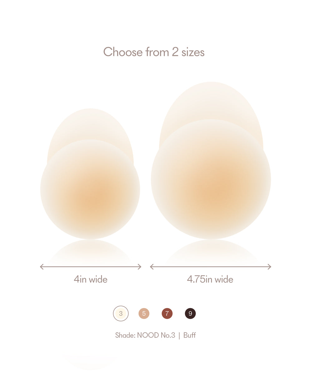 NOOD STICKY BRA No-Show Extra Lift NO.5 SOFT TAN 4.75IN