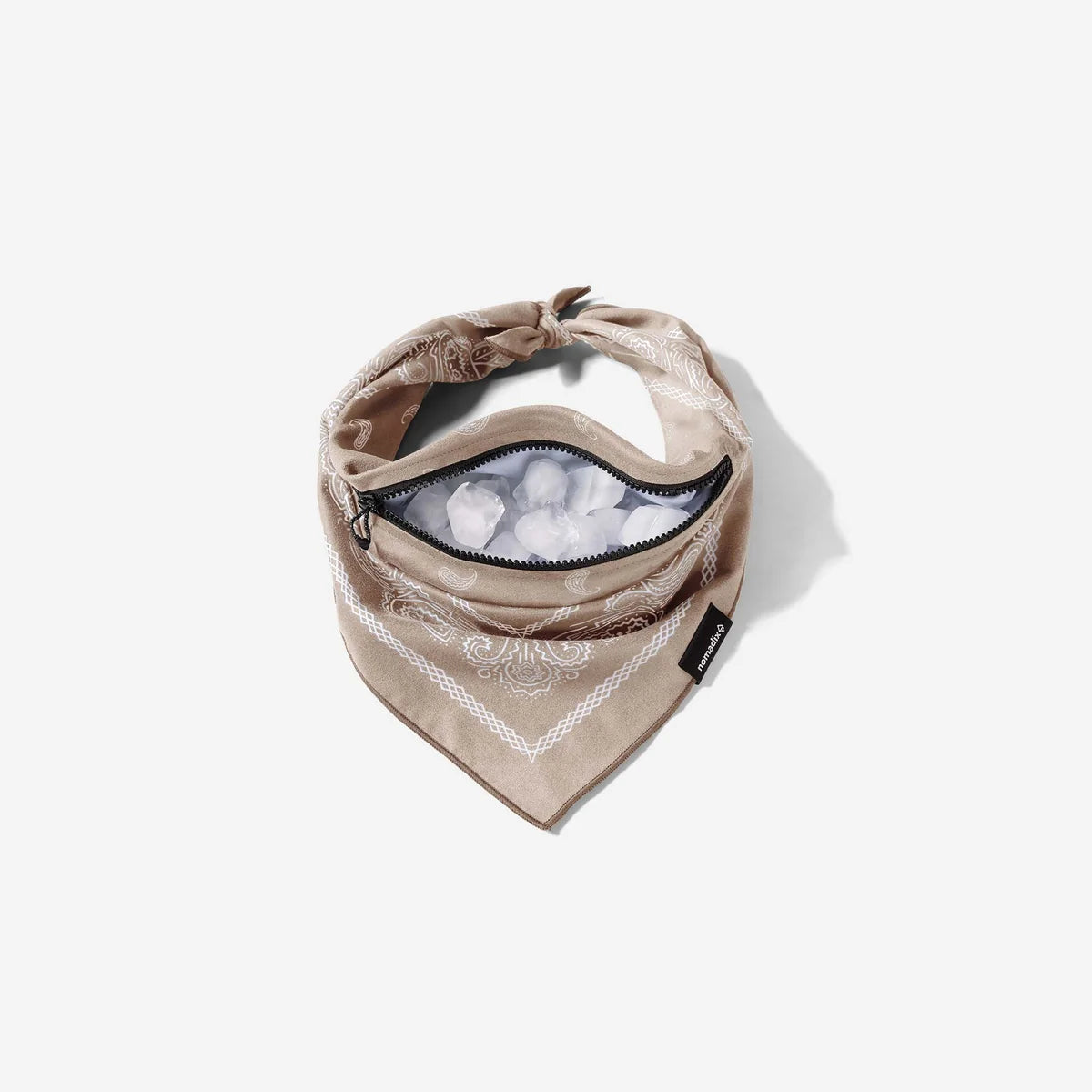 NOMADIX ICE BANDANA PAISLEY TAN