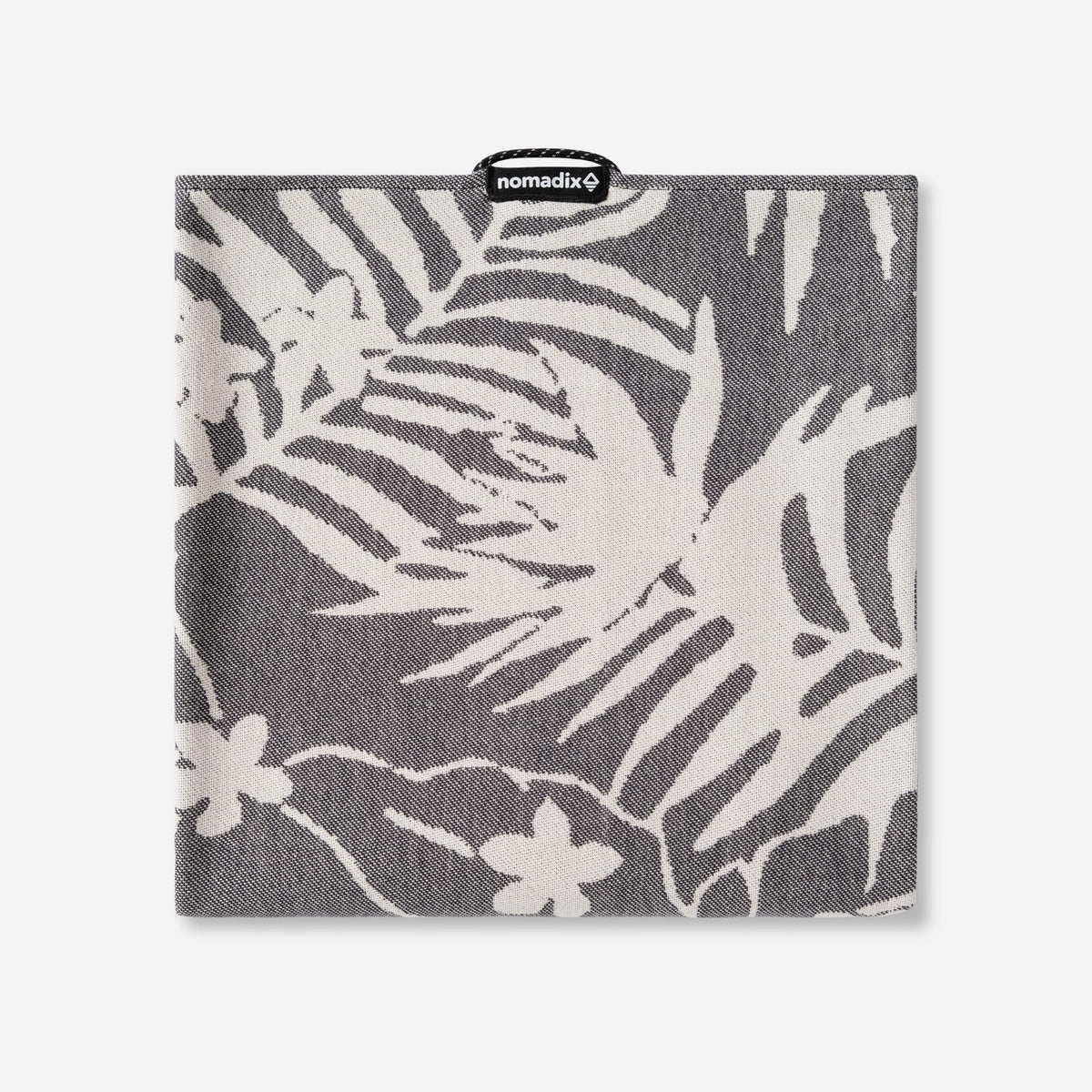 NOMADIX ORGANIC TRAVEL TOWEL RETRO PALMS BLACK