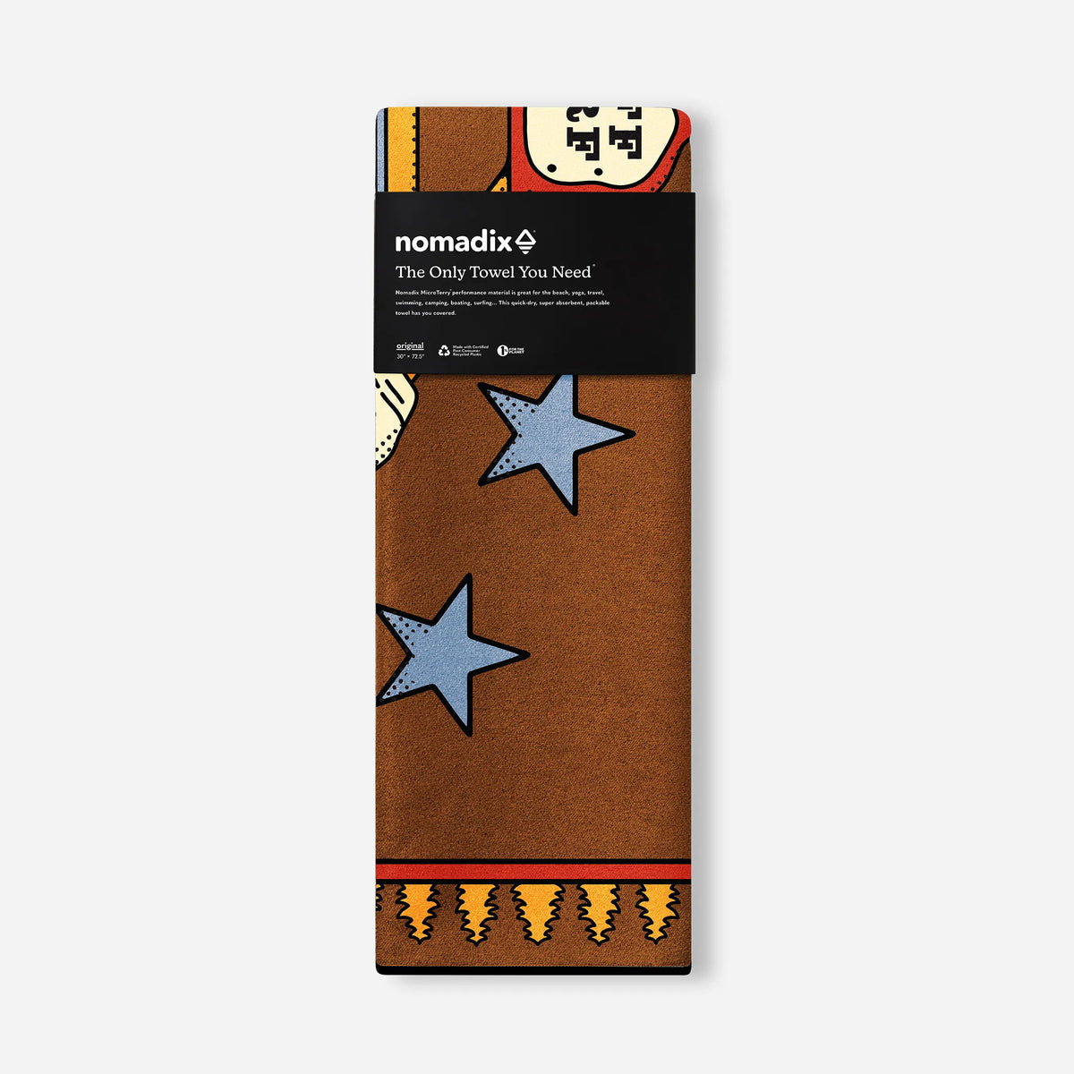 NOMADIX ORIGINAL YOGA TOWEL FFRF HONOR THE BRAVE COYOTE