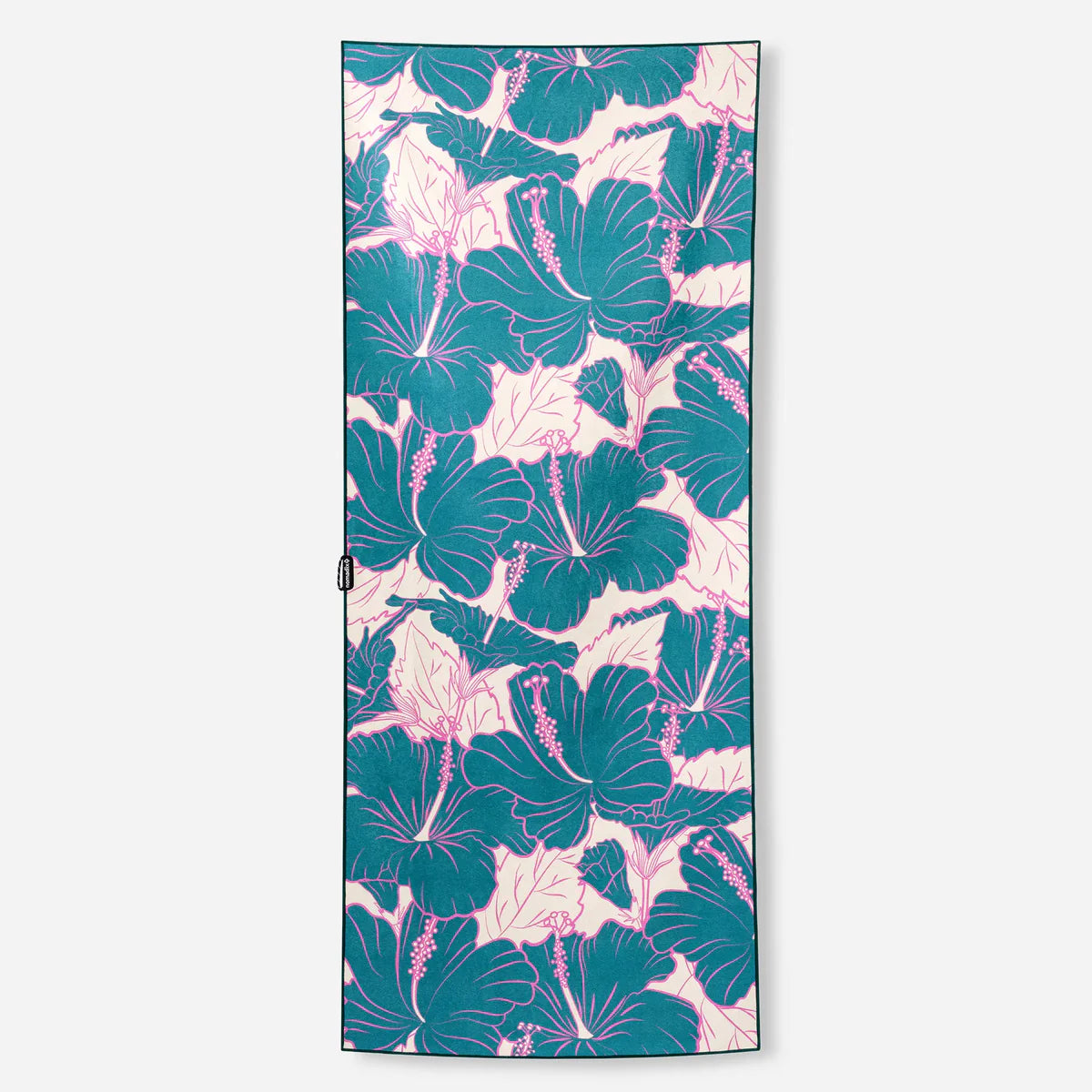 NOMADIX ORIGINAL YOGA TOWEL HIBISCUS TEAL OCEAN