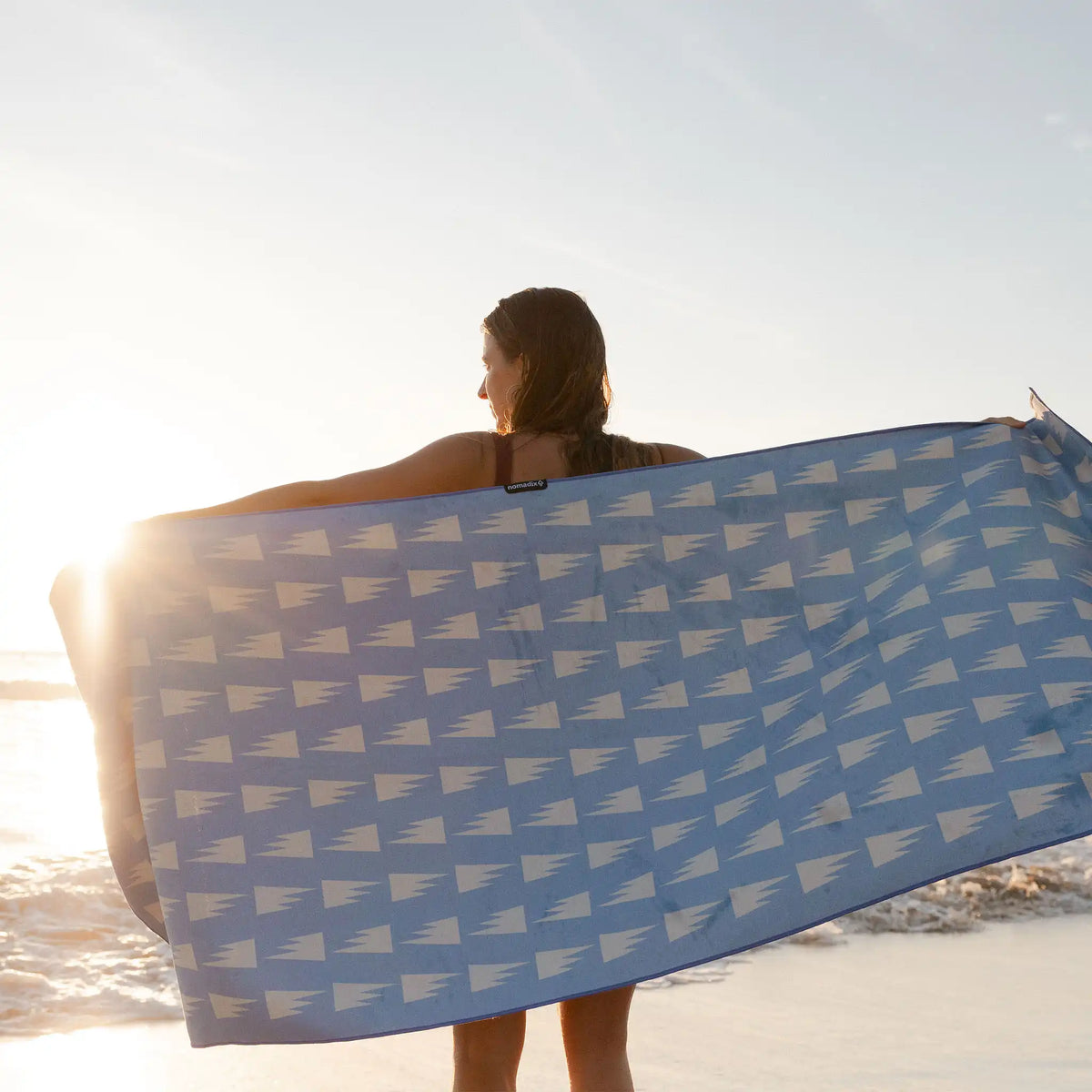 NOMADIX ORIGINAL YOGA TOWEL SUMMIT COASTAL BLUE