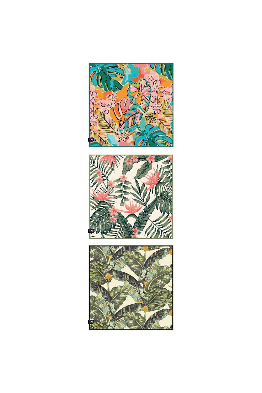 NOMADIX TINY TOWEL 3 PACK FLORAL SET