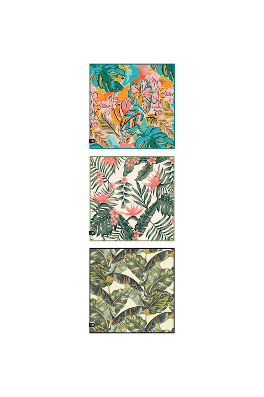 NOMADIX TINY TOWEL 3 PACK FLORAL SET