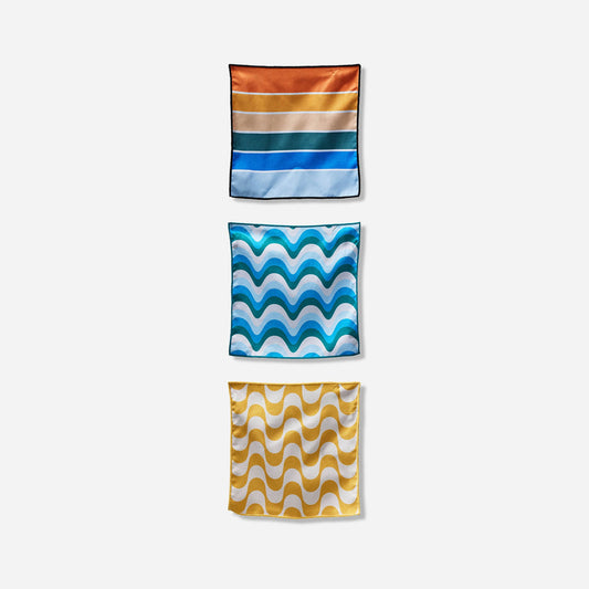 NOMADIX TINY TOWEL 3 PACK STRIPES SET