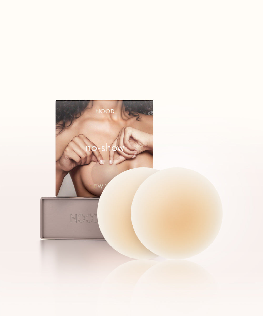 NOOD STICKY BRA No-Show Round NO.5 SOFT TAN 3IN