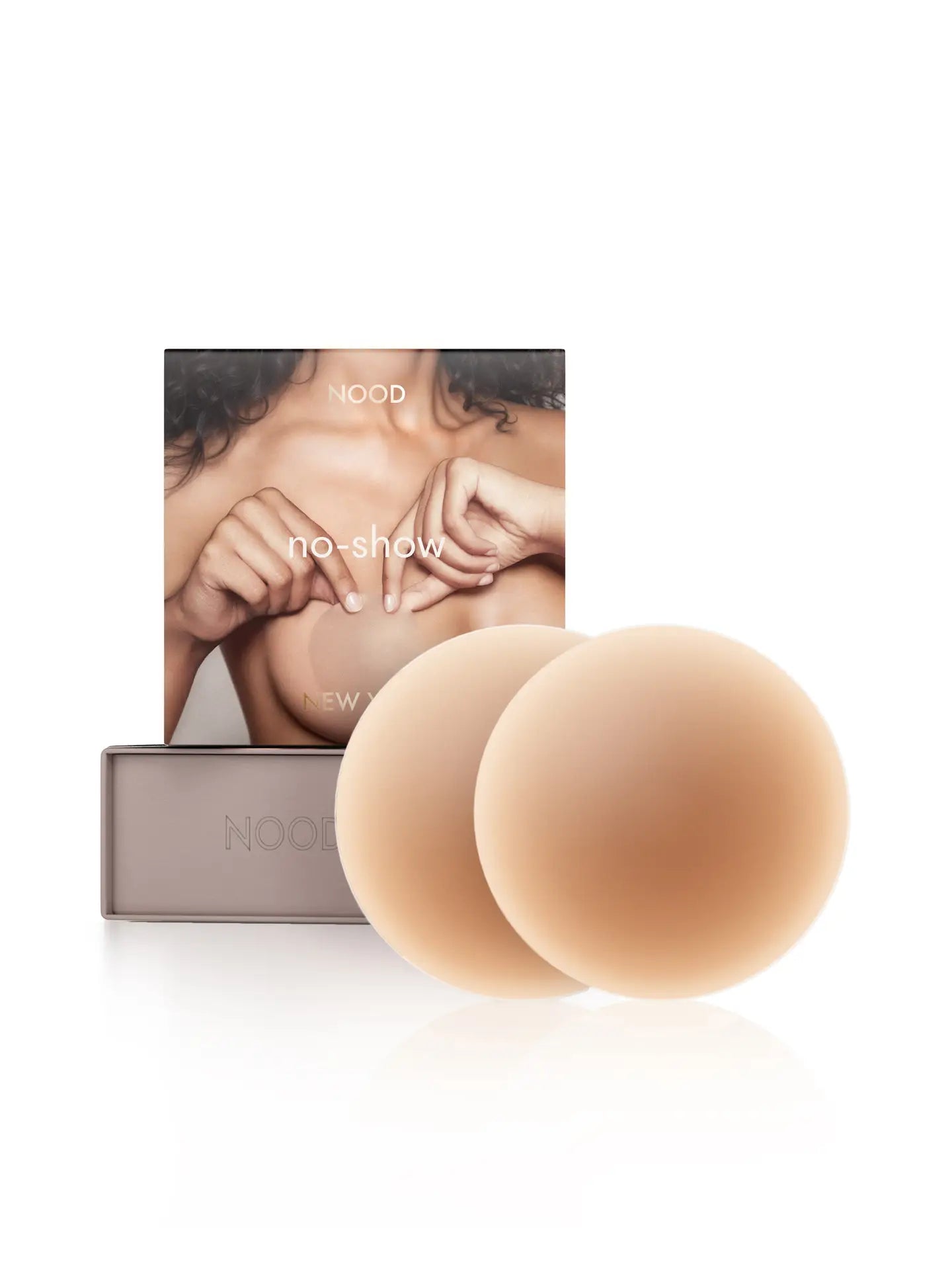 NOOD STICKY BRA No-Show Round NO.5 SOFT TAN 3IN