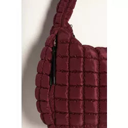  FREE PEOPLE MOVEMENT QUILTED CARRY ALL MULBERRY