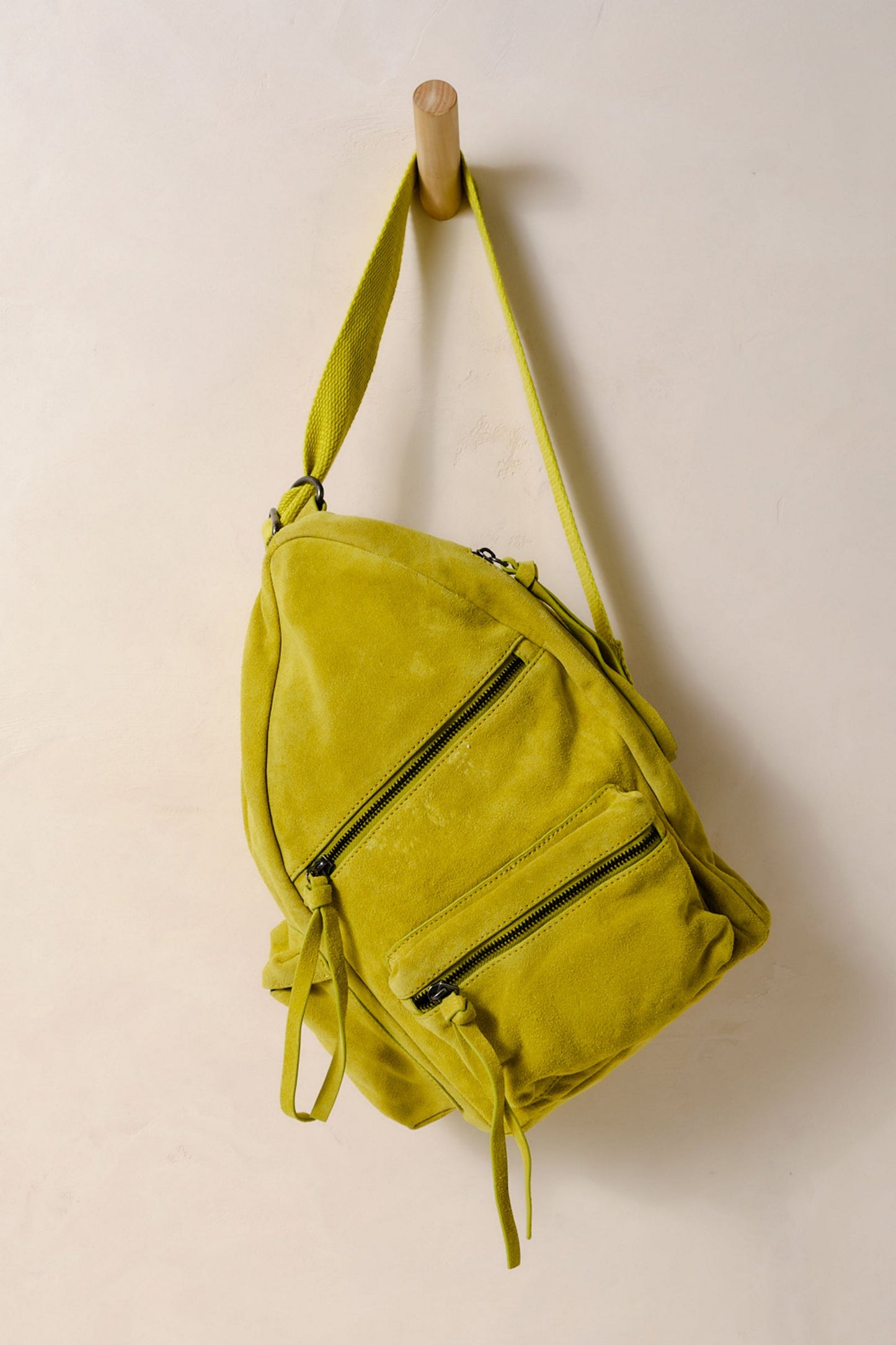 FREE PEOPLE OXFORD SUEDE SLING (CHARTREUSE)