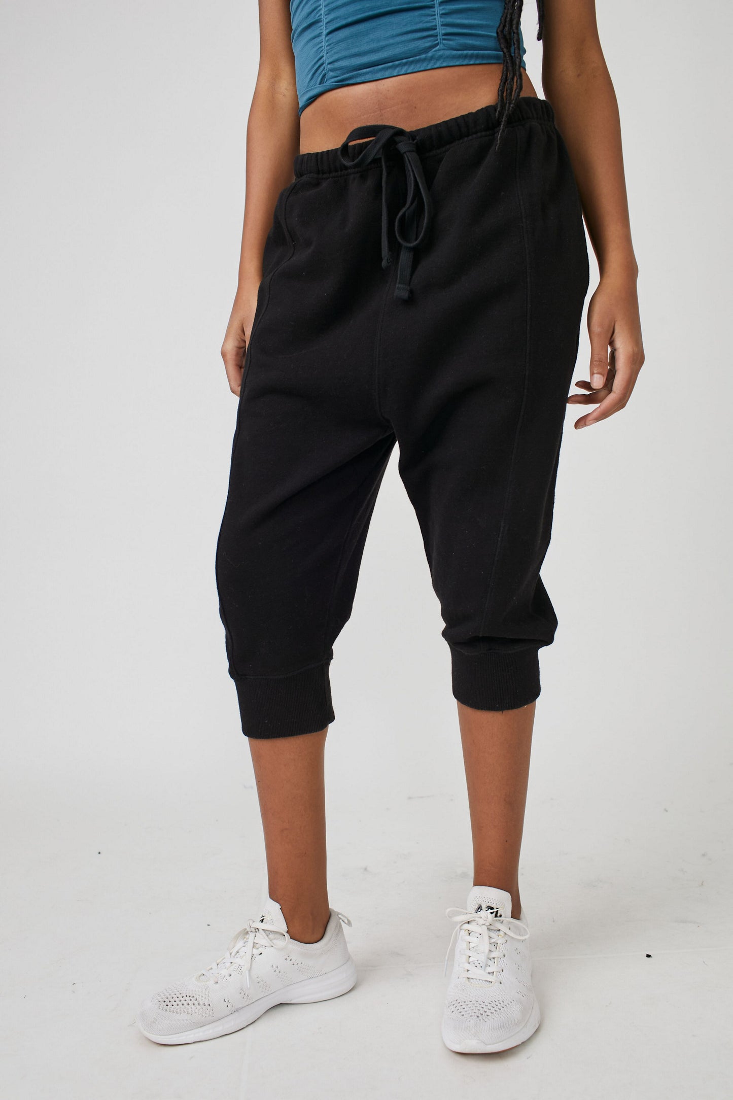 FREE PEOPLE BEST OF CROPPED JOGGER BLACK