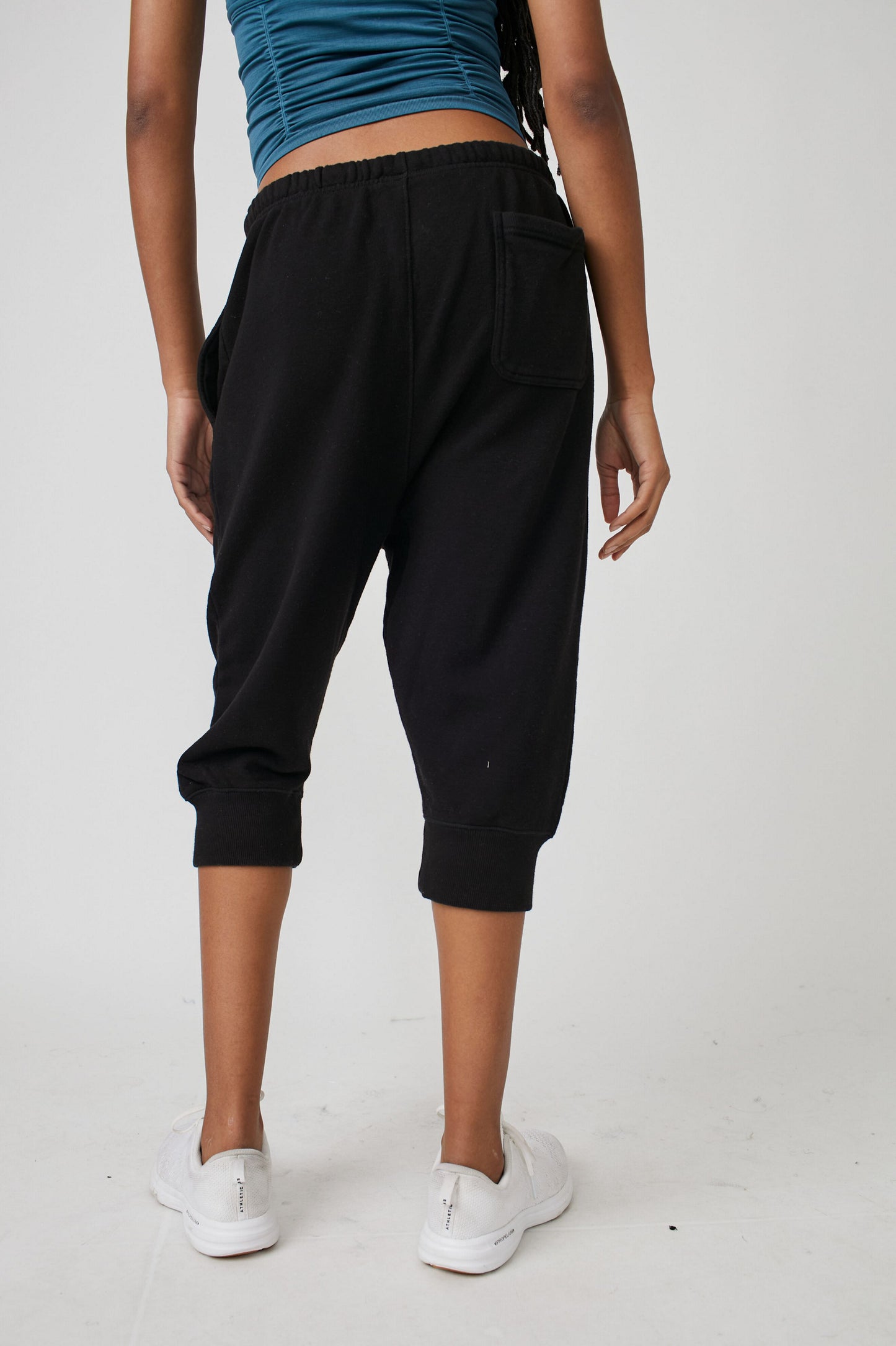 FREE PEOPLE BEST OF CROPPED JOGGER BLACK