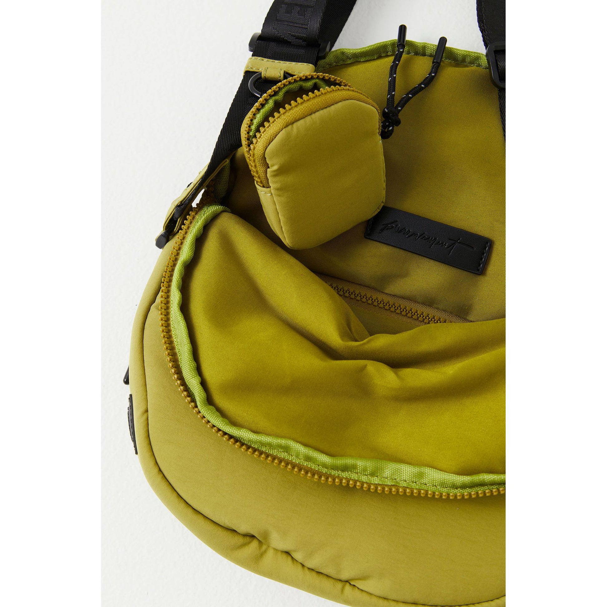 FREE PEOPLE HIT THE TRAILS SLING BAG OLIVE