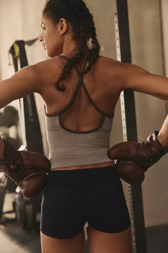 FREE PEOPLE PERFECTLY PLEATED CAMI CHOCOLATE COMBO