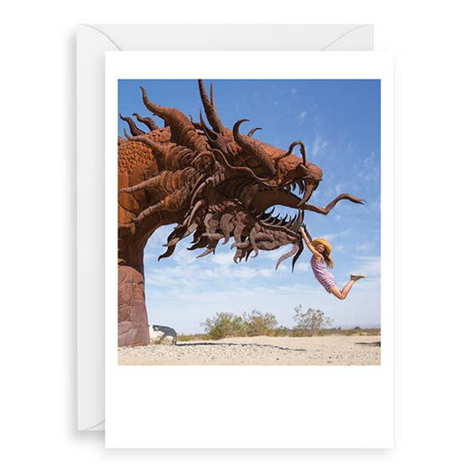 PALM PRESS GREETING CARDS DRAGON AND LADY