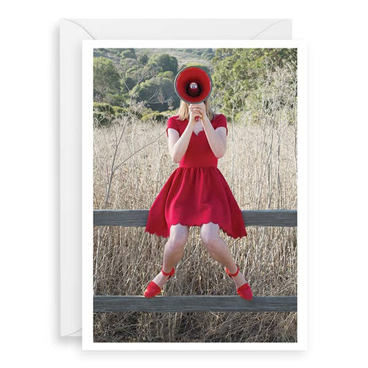 PALM PRESS GREETING CARDS RED SIREN