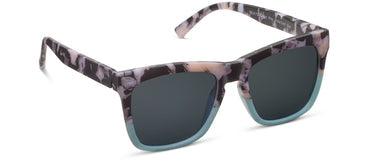 PEEPERS SUNGLASSES CAPE MAY POLARIZED BLACK MARBLE/MINT