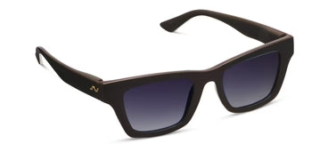 PEEPERS SUNGLASSES SAVVY POLARIZED SUNGLASSES COFFEE
