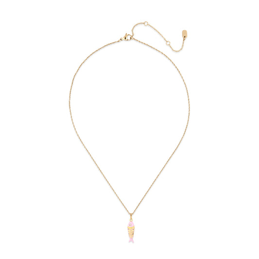 PURA VIDA Koi Pendant Necklace GOLD