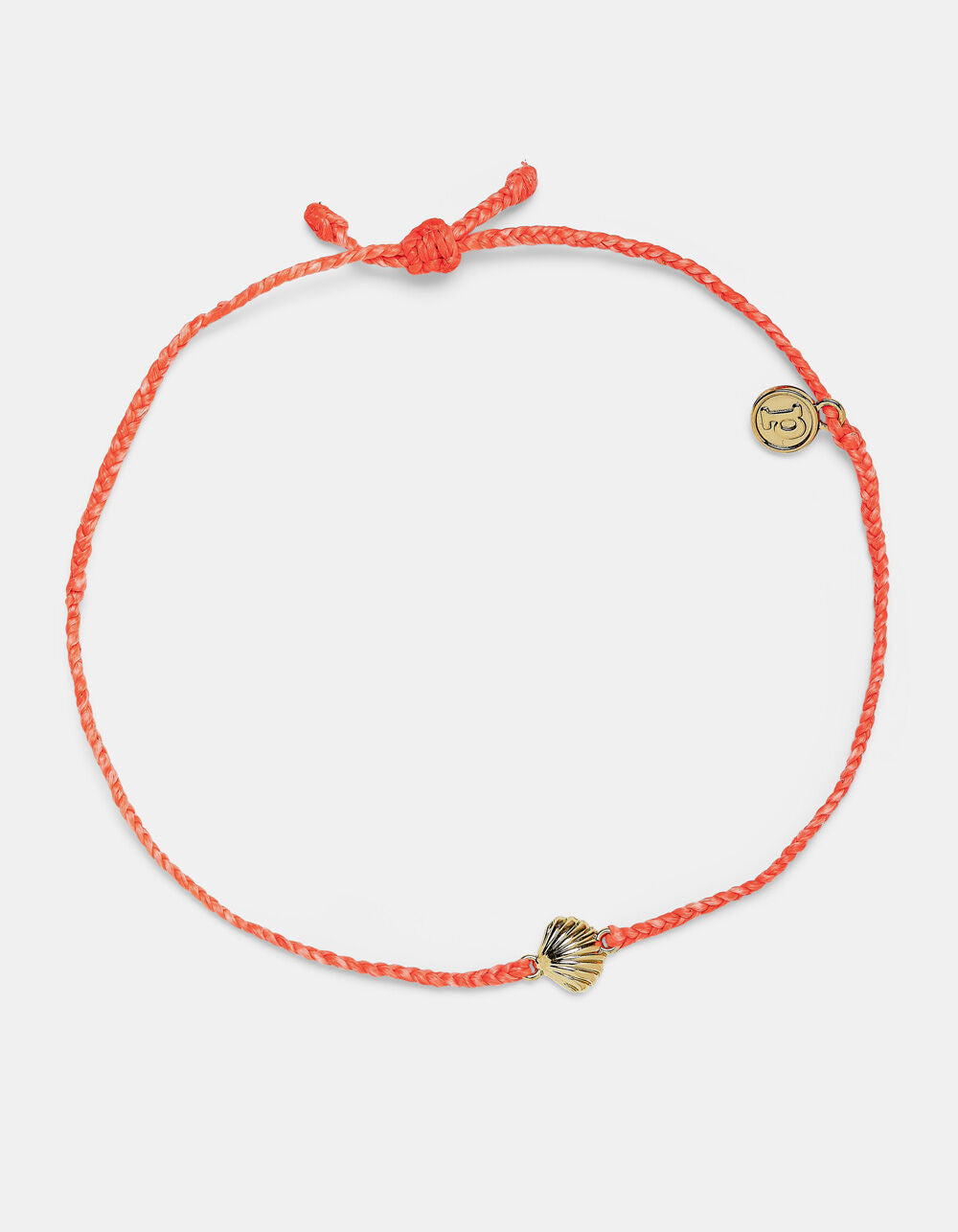 PURA VIDA SCALLOP CHARM GOLD ANKLET