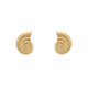 PURA VIDA SEASHELL STUD EARRINGS GOLD