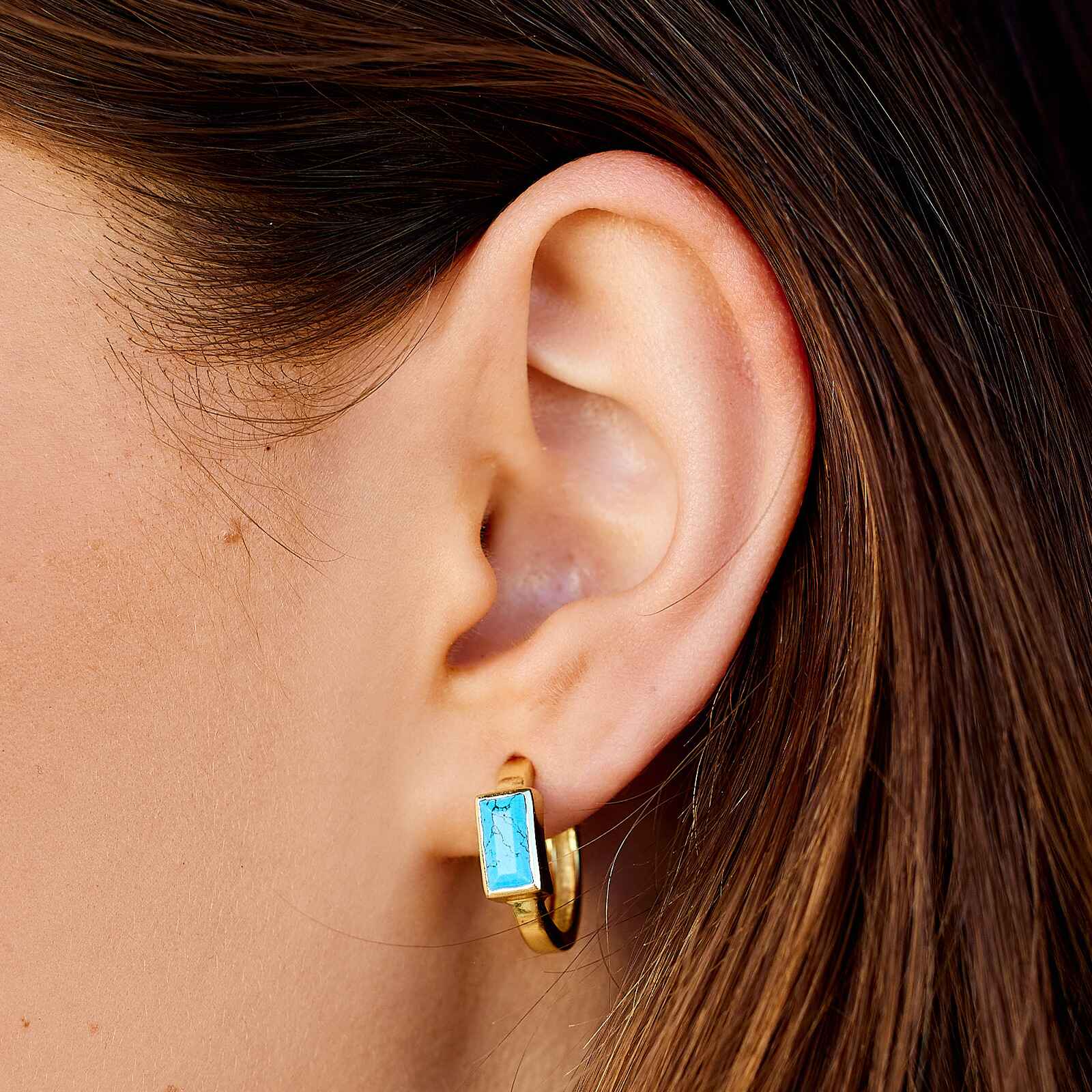 PURA VIDA Tulum Gold Hoop Earrings