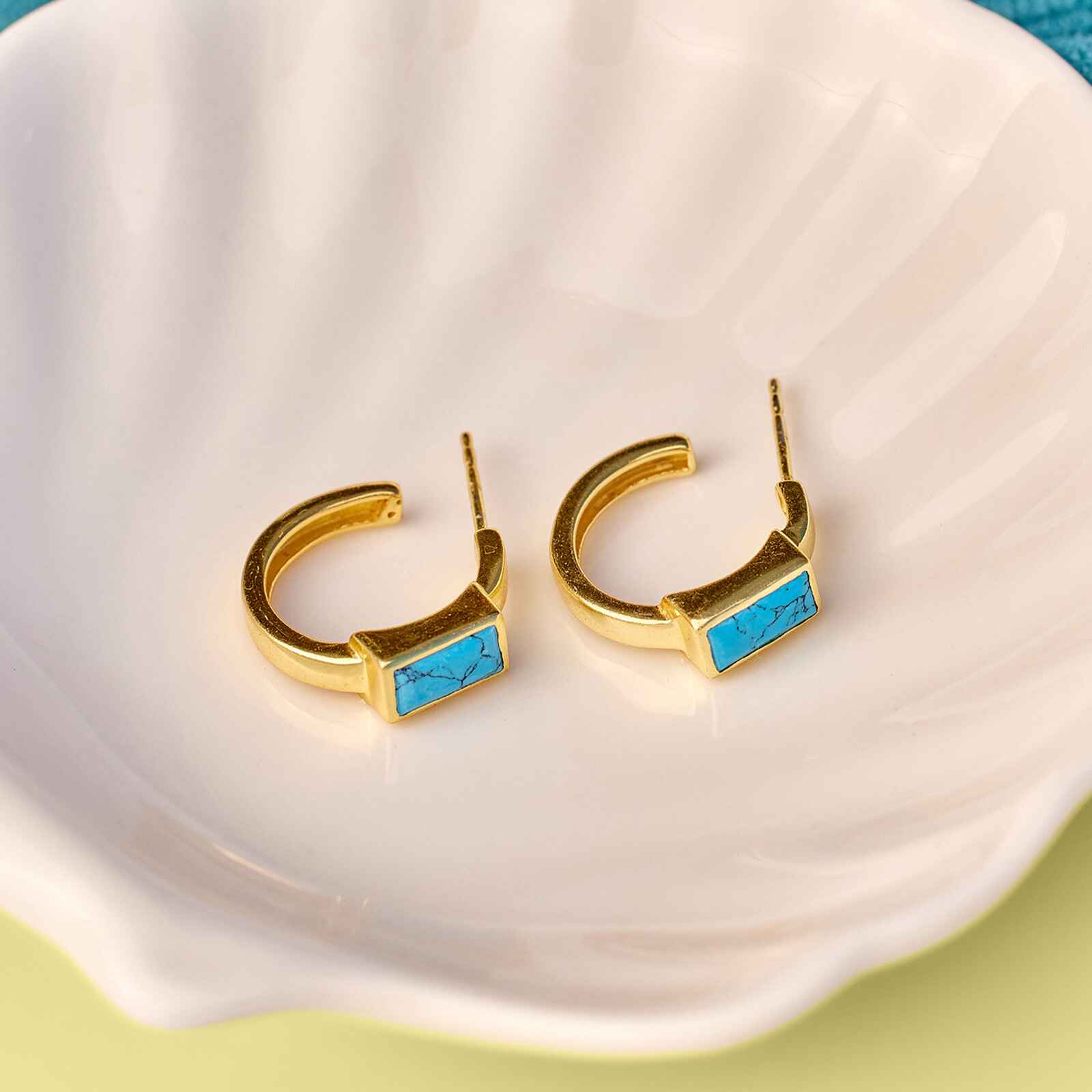 PURA VIDA Tulum Gold Hoop Earrings