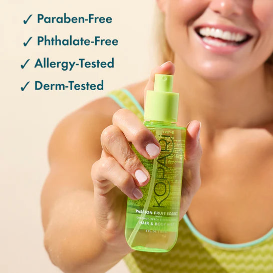 KOPARI HAIR & BODY MIST PASSION FRUIT SORBET