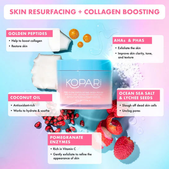 KOPARI Pink Glow Exfoliating Body Polish NEW!