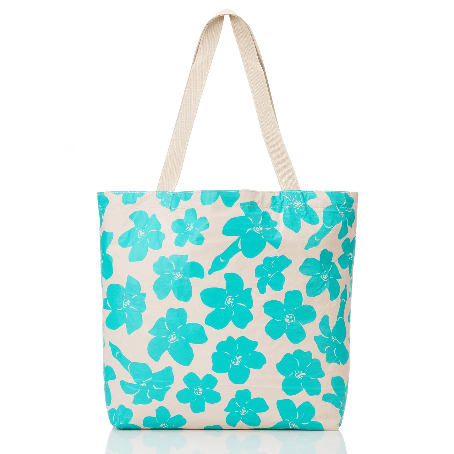 ALOHA COLLECTION PUAKENIKENI BUDS REVERSIBLE TOTE FRESH SPLASH