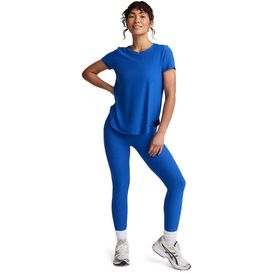 SALE BEYOND YOGA FEATHERWEIGHT ON THE DOWN LOW TEE COURT BLUE