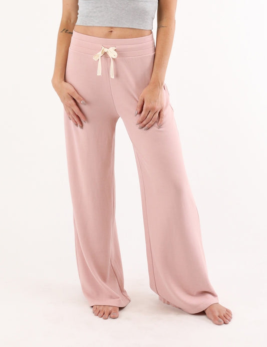 SALE GLYDER LUXURY CLOUD FLEECE PANT ADOBE ROSE
