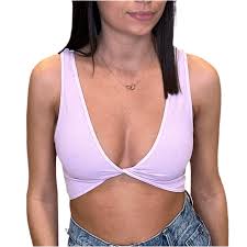 SALE NIKIBIKI Reversible Twist Bra Top FAIR ORCHID