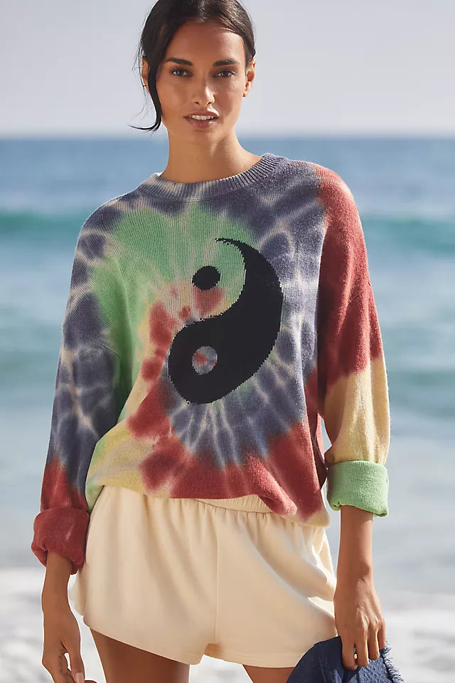 SALE SPIRITUAL GANGSTER TIE DYE MAUDE SWEATER