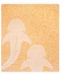 SAND CLOUD WHALE SHARK SUNFLOWER YELLOW TOWEL EXTRA LARGE NEW!
