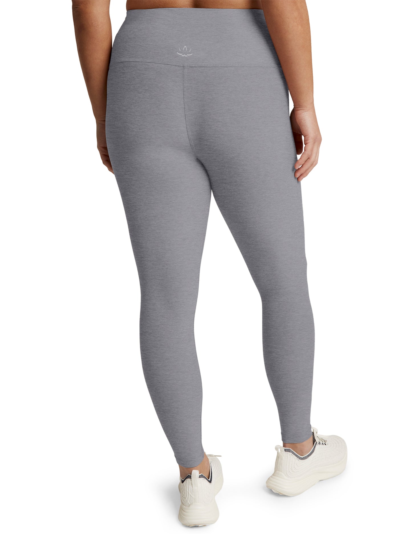 BEYOND YOGA CAUGHT IN THE MIDI HIGH WAISTED LEGGING CLOUD GRAY HEATHER