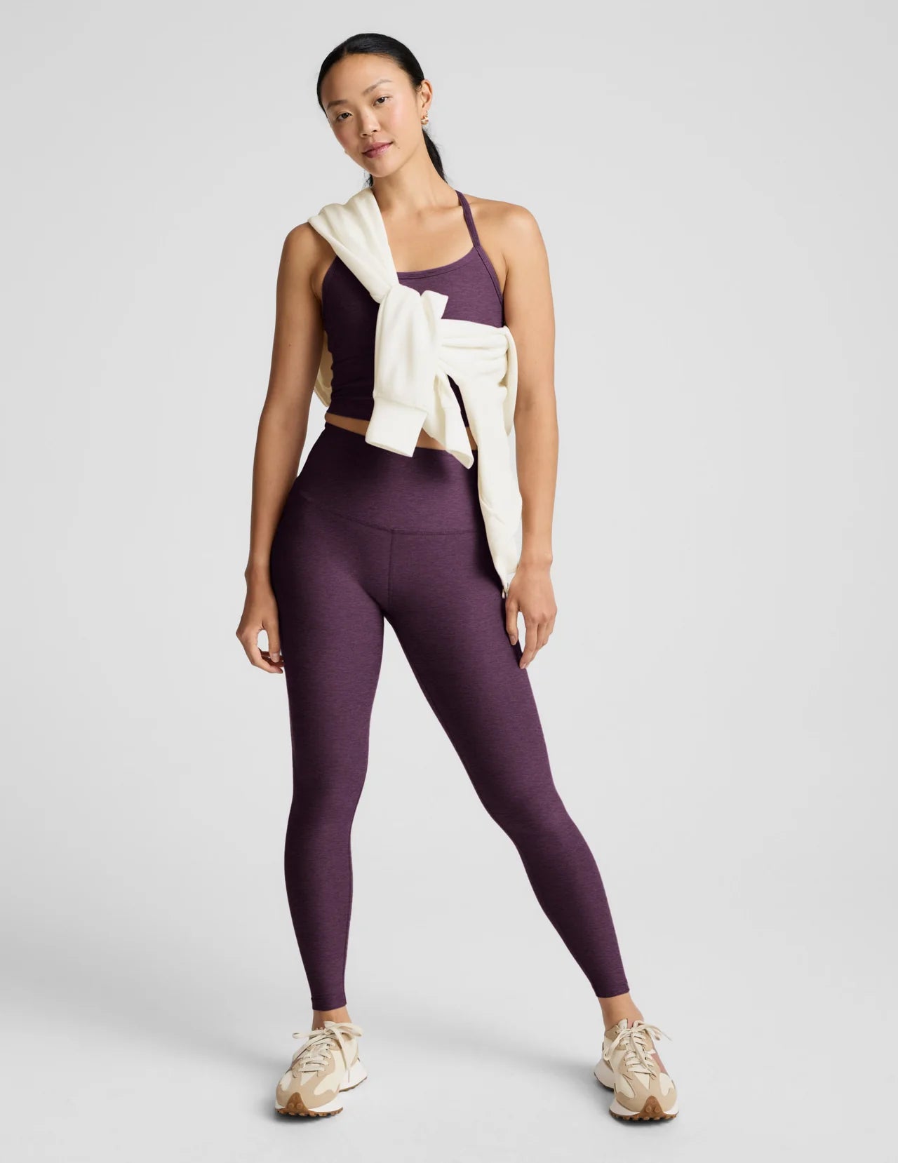 BEYOND YOGA SPACEDYE CAUGHT IN THE MIDI HIGH WAIST LEGGING BRILLIANT BLACKBERRY (Copy)