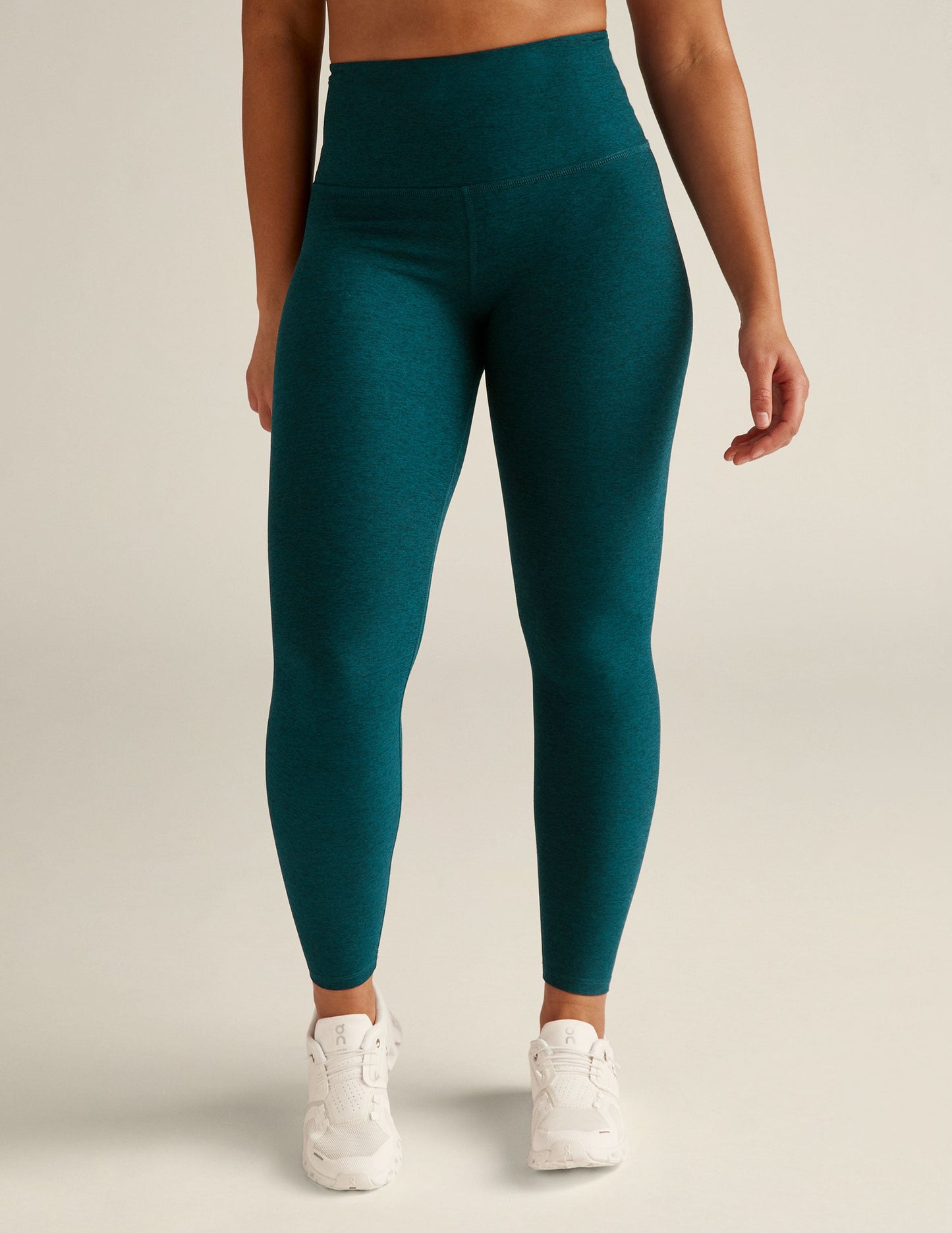 BEYOND YOGA SPACEDYE HIGH WAIST CAUGHT IN THE MIDI LEGGING MAJESTIC BLUE HEATHER