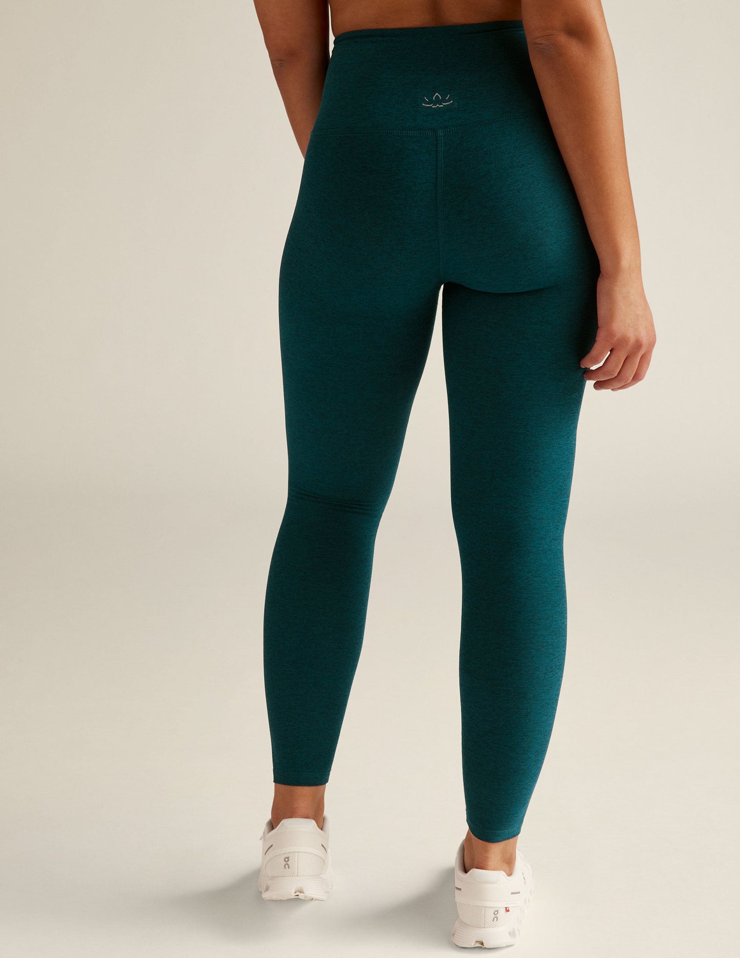 BEYOND YOGA SPACEDYE HIGH WAIST CAUGHT IN THE MIDI LEGGING MAJESTIC BLUE HEATHER